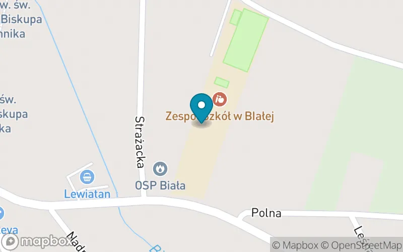 Lokalizacja: Szkoła Podstawowa w Białej