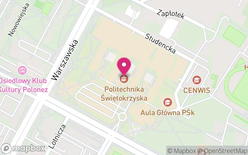 Lokalizacja: Politechnika Świętokrzyska