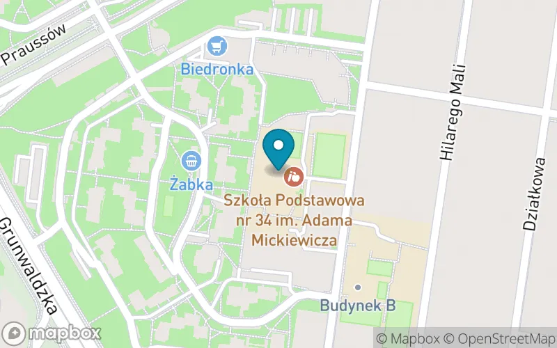 Lokalizacja: Szkoła Podstawowa nr 34 im. Adama Mickiewicza w Kielcach