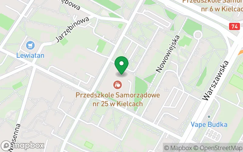Lokalizacja: Przedszkole Samorządowe nr 25 w Kielcach