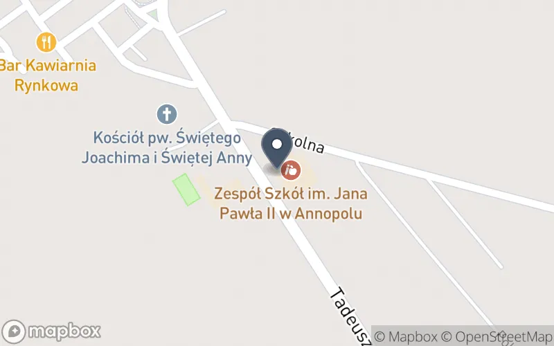 Lokalizacja: Zespół Szkół im. Jana Pawła II w Annopolu