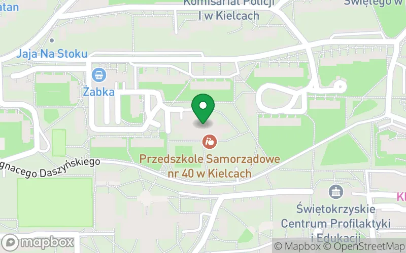 Lokalizacja: Przedszkole Samorządowe nr 40 w Kielcach
