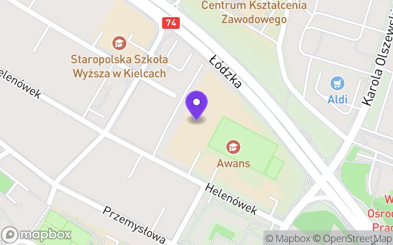 Lokalizacja: Prywatne Technikum „Awans” w Kielcach