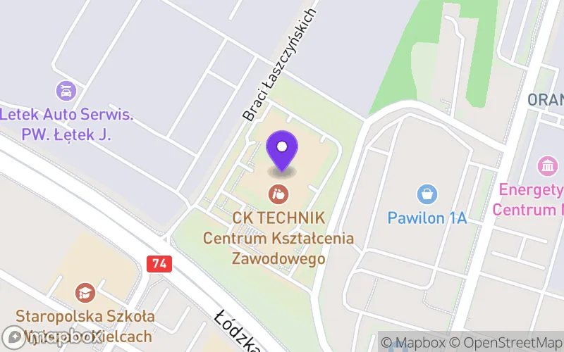 Lokalizacja: Branżowa Szkoła II Stopna nr 4 w Kielcach