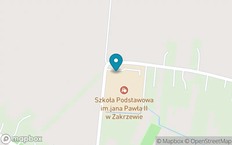 Lokalizacja: Szkoła Podstawowa im. Jana Pawła II w Zakrzewie