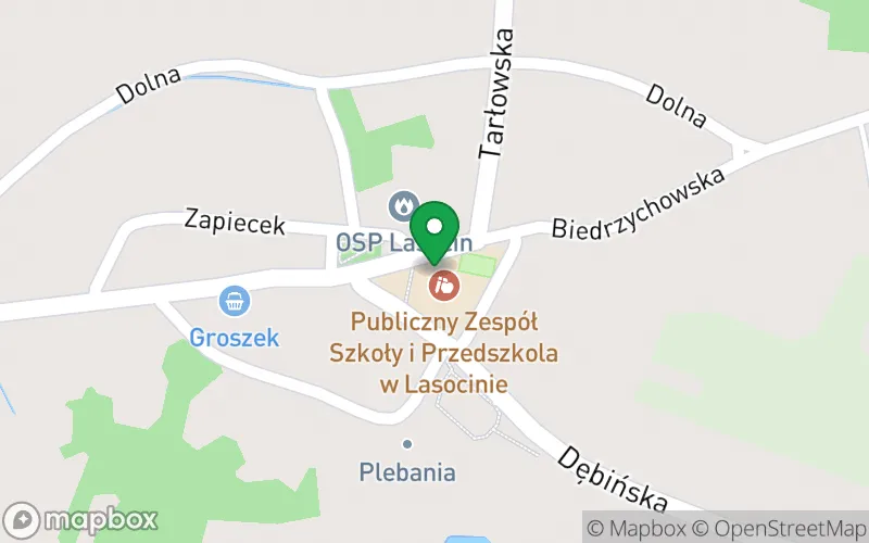 Lokalizacja: Publiczne Przedszkole w Lasocinie