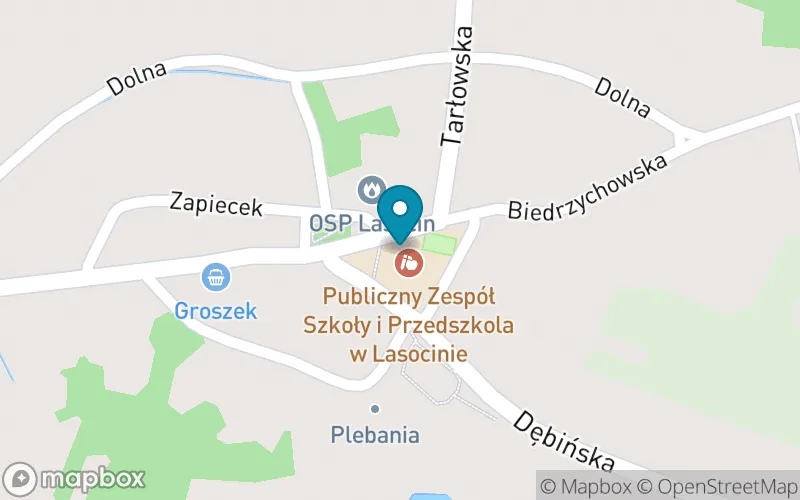 Lokalizacja: Publiczna Szkoła Podstawowa w Lasocinie