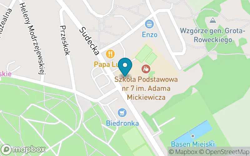 Lokalizacja: Szkoła Podstawowa nr 7 im. Adama Mickiewicza w Jeleniej Górze