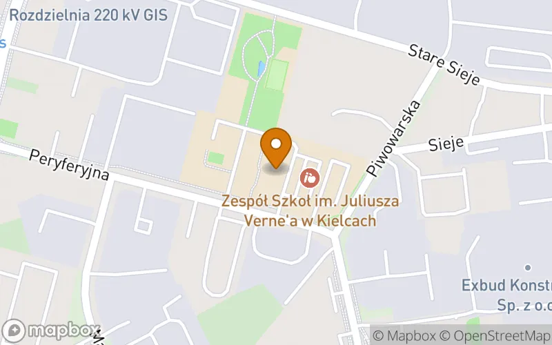 Lokalizacja: Zaoczna Policealna Szkoła Zawodowa „Pascal” w Kielcach