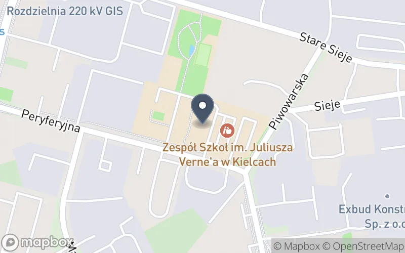 Lokalizacja: Zespół Szkół im. Juliusza Verne’a w Kielcach