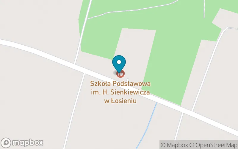 Lokalizacja: Szkoła Podstawowa im. Henryka Sienkiewicza w Łosieniu