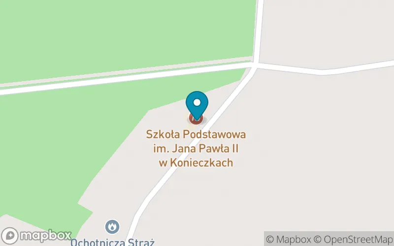Lokalizacja: Szkoła Podstawowa im. Jana Pawła II w Konieczkach
