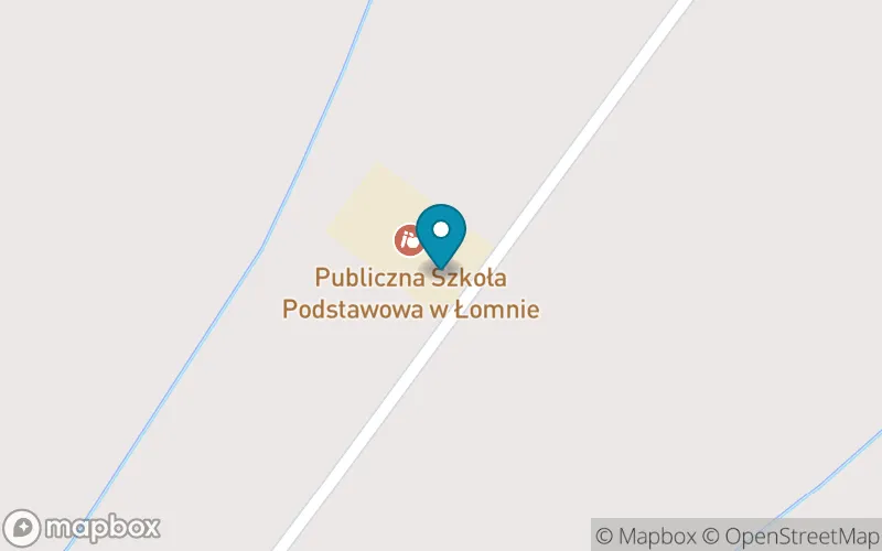 Lokalizacja: Publiczna Szkoła Podstawowa w Łomnie