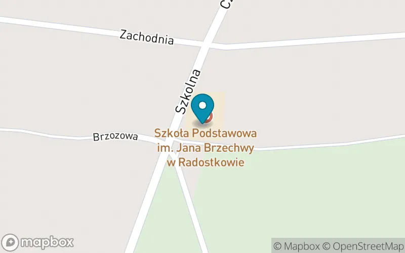 Lokalizacja: Szkoła Podstawowa Im.jana Brzechwy w Radostkowie