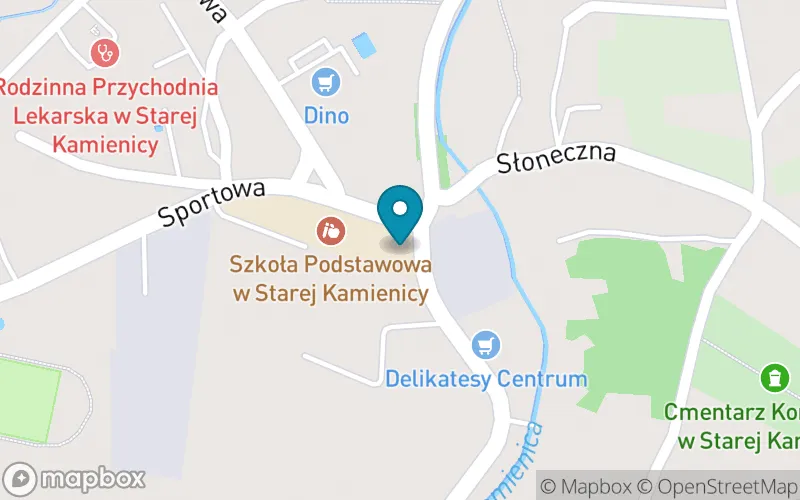 Lokalizacja: Szkoła Podstawowa w Starej Kamienicy