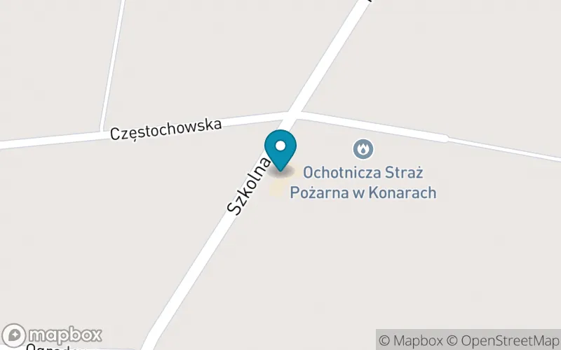 Lokalizacja: Szkoła Podstawowa im. Jana Pawła II w Konarach