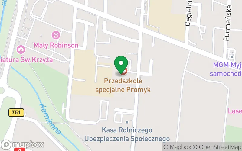 Lokalizacja: Niepubliczne Przedszkole Specjalne „Promyk”