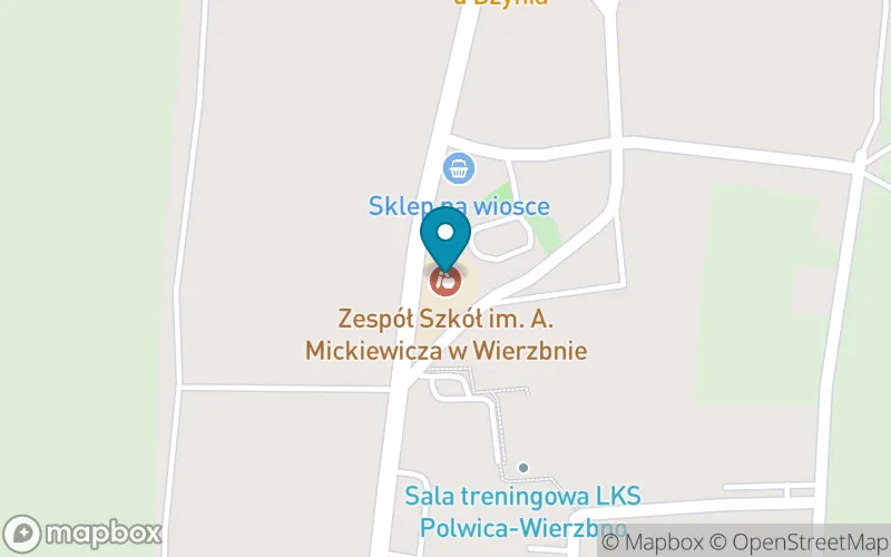 Lokalizacja: Szkoła Podstawowa im. Adama Mickiewicza w Wierzbnie