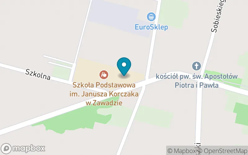 Lokalizacja: Szkoła Podstawowa im. Janusza Korczaka w Zawadzie