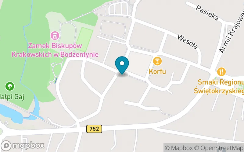 Lokalizacja: Zespół Szkolno - Przedszkolny w Bodzentynie Szkoła Podstawowa w Bodzentynie im. Antoniego Wacińskiego