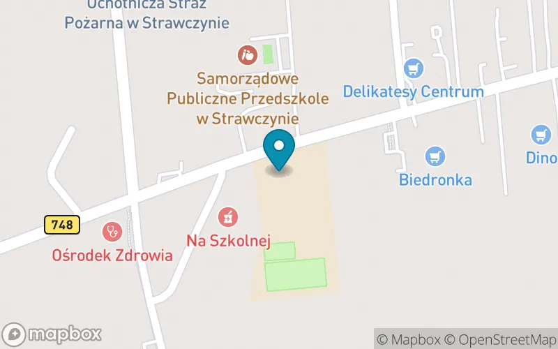 Lokalizacja: Szkoła Podstawowa im. Stefana Żeromskiego w Strawczynie