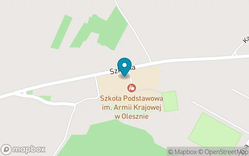 Lokalizacja: Szkoła Podstawowa im. Armii Krajowej w Olesznie