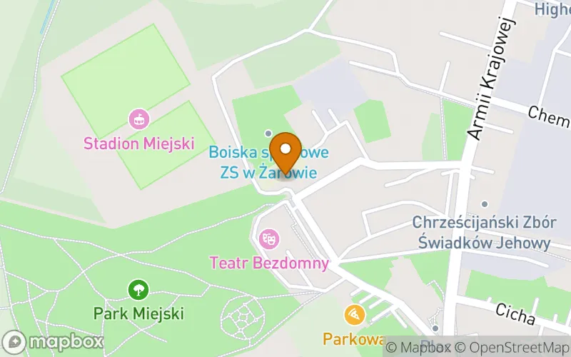 Lokalizacja: Szkoła Policealna w Żarowie