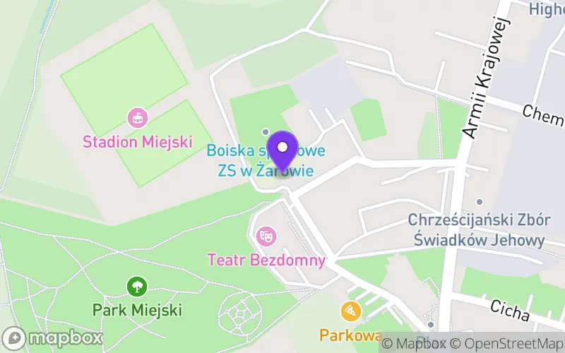 Lokalizacja: Liceum Ogólnokształcące dla Dorosłych w Żarowie