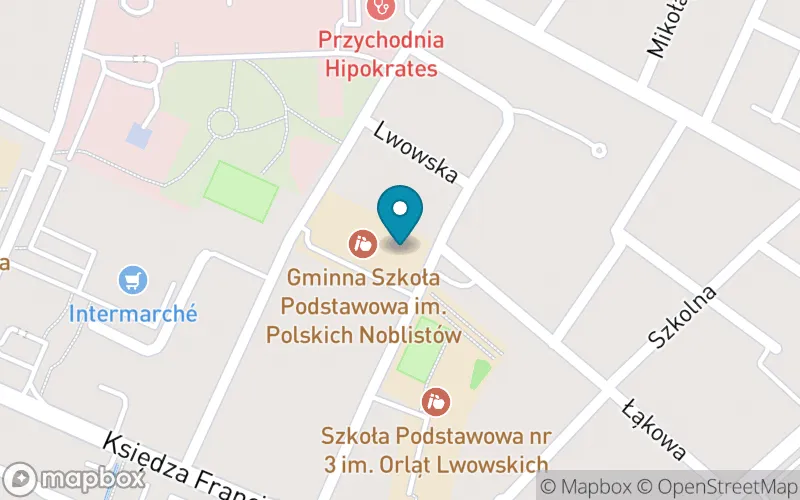Lokalizacja: Gminna Szkoła Podstawowa im. Polskich Noblistów w Oławie