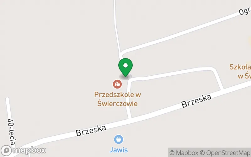 Lokalizacja: Przedszkole w Świerczowie