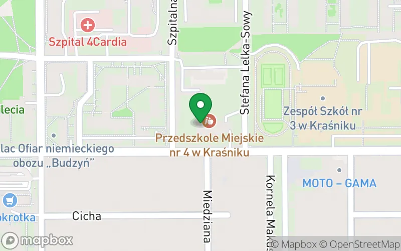 Lokalizacja: Przedszkole Miejskie nr 4 w Kraśniku