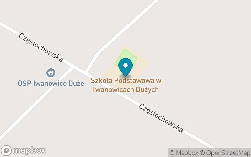 Lokalizacja: Filialna Szkoła Podstawowa nr 1 w Iwanowicach Dużych
