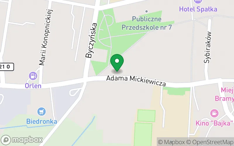 Lokalizacja: Przedszkole "Pod Jabłonką"