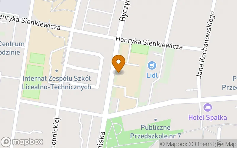 Lokalizacja: Szkoła Policealna nr 2 w Kluczborku