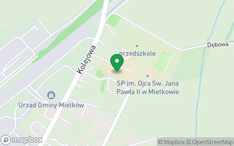 Lokalizacja: Publiczne Przedszkole w Mietkowie
