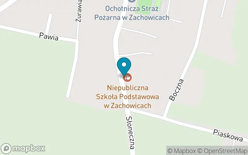 Lokalizacja: Niepubliczna Szkoła Podstawowa w Zachowicach Stowarzyszenie na Rzecz Rozwoju Wsi Zachowice i Okolic