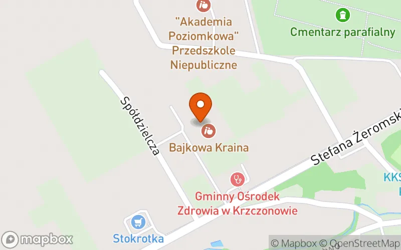 Lokalizacja: Żłobek Samorządowy "Niezapominajka" w Krzczonowie