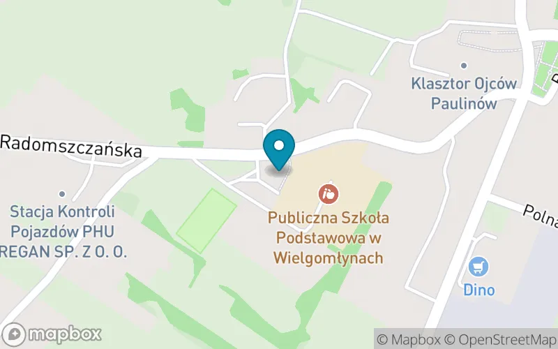 Lokalizacja: Publiczna Szkoła Podstawowa w Wielgomłynach