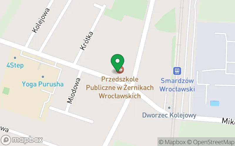 Lokalizacja: Przedszkole Publiczne w Żernikach Wrocławskich z Integracyjnym Oddziałem Zamiejscowym w Iwinach