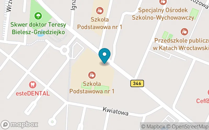 Lokalizacja: Szkoła Podstawowa nr 1 im. Kardynała Bolesława Kominka w Kątach Wrocławskich