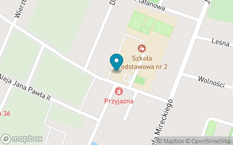 Lokalizacja: Szkoła Podstawowa nr 2 im. Janusza Korczaka w Kątach Wrocławskich