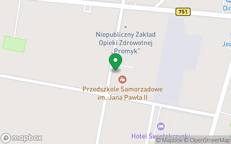 Lokalizacja: Przedszkole Samorządowe im. Jana Pawła II w Suchedniowie