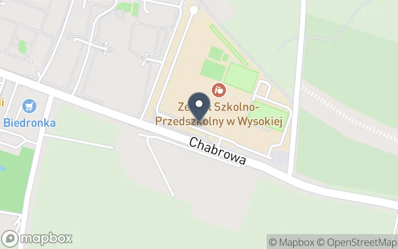 Lokalizacja: Zespół Szkolno-Przedszkolny w Wysokiej