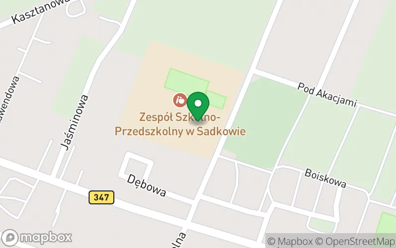 Lokalizacja: Przedszkole w Sadkowie