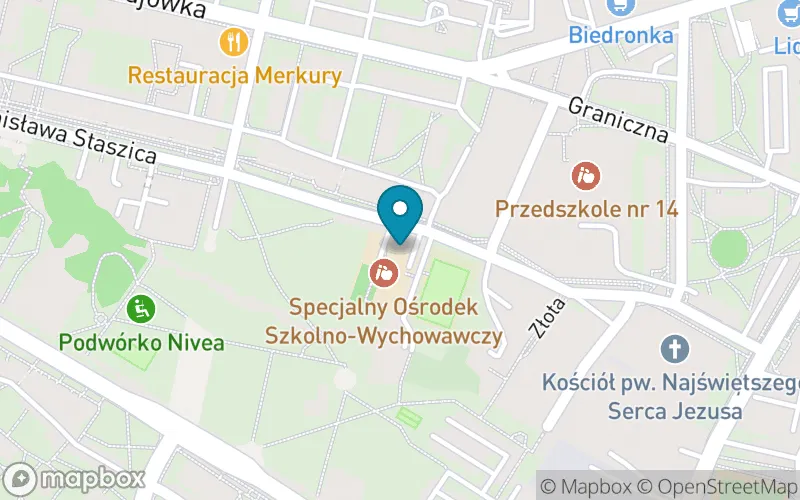 Lokalizacja: Szkoła Specjalna Przysposabiająca do Pracy w Starachowicach