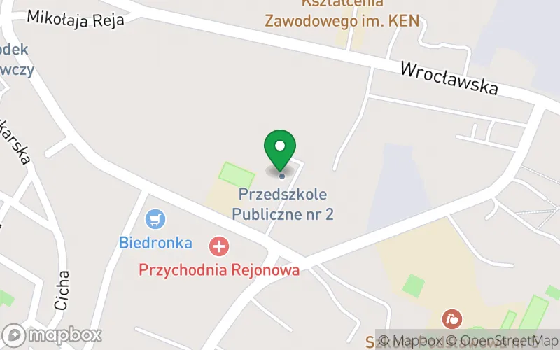 Lokalizacja: Przedszkole Publiczne nr 2 "Akademia Krasnoludków"