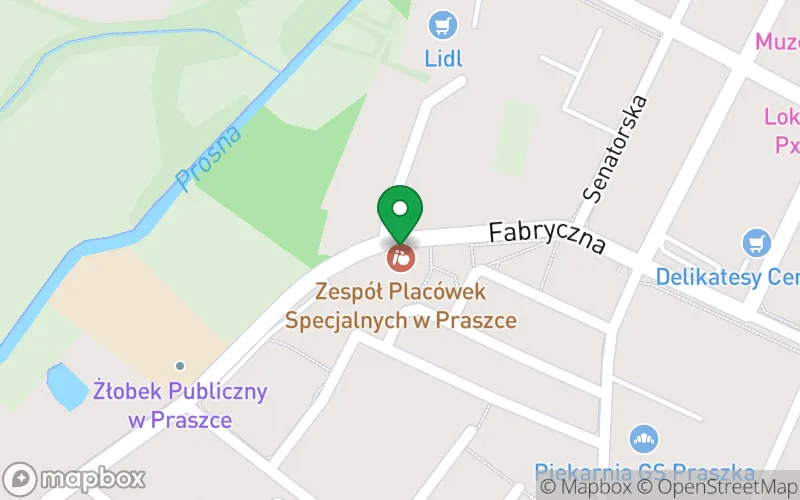 Lokalizacja: Publiczne Przedszkole nr 3 w Praszce