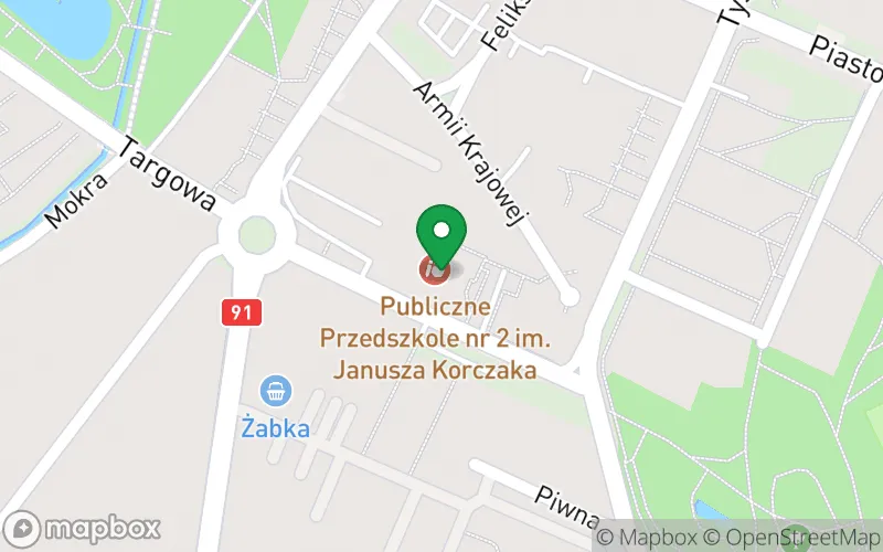 Lokalizacja: Publiczne Przedszkole nr 2 im. Janusza Korczaka w Radomsku