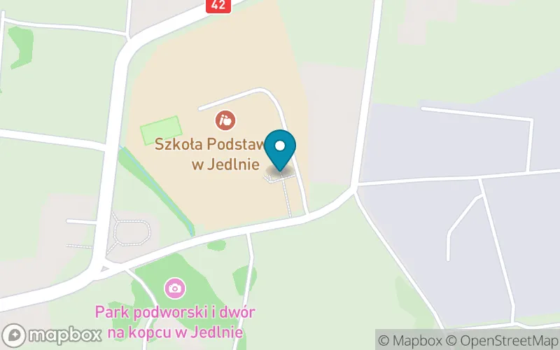Lokalizacja: Publiczna Szkoła Podstawowa im. Świętego Jana Pawła II w Jedlnie