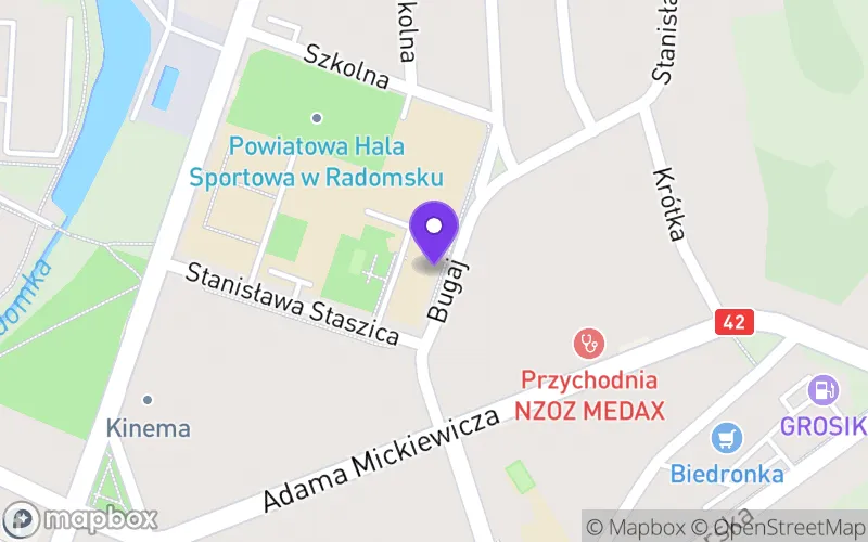 Lokalizacja: II Liceum Ogólnokształcące im. Krzysztofa Kamila Baczyńskiego w Radomsku
